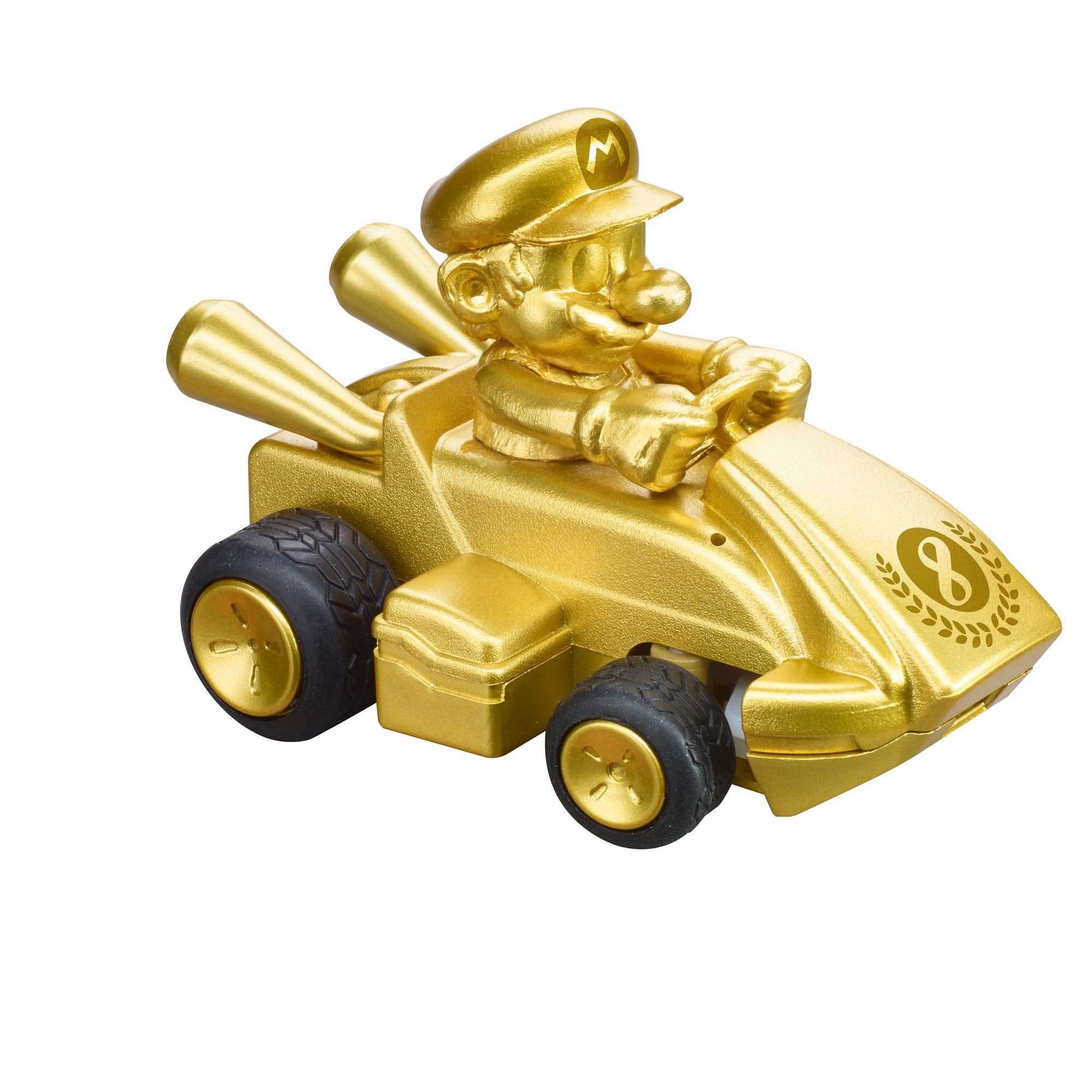 Carrera RC Nintendo Mario Kart 2.4 GHz Mini Collectible Radio Remote Control Toy Car Vehicle - Peach | Official Licensed Mario Miniature Collectible Toy RC Car for Kids 6+, Ready To Run, Rechargeable Battery, Radio RC Racing
