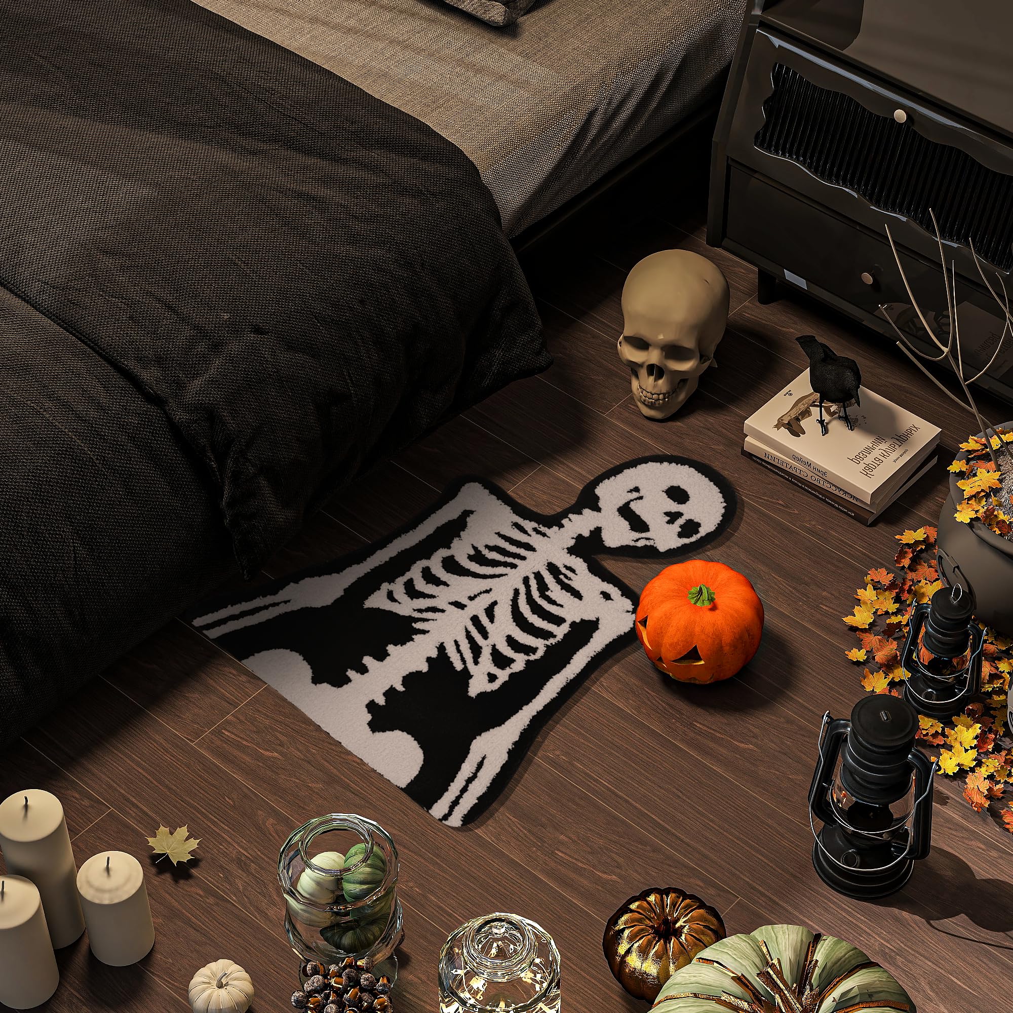 Graduation Bear Rug - Hypebeast Room Decor, Ultra-Soft Hypebeast Rugs with TPR Non-Slip Backing, Trendy Cloud-Like Plush Cute Carpet, Cool Rugs for Bedroom & Man Cave (28"x28") - Flex Gamingproduct_type