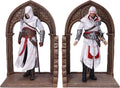 Nemesis Now Assassins Creed Altair and Ezio Bookends, Hand-Painted Resin, Officially Licensed Library and Gaming Decor, 24cm