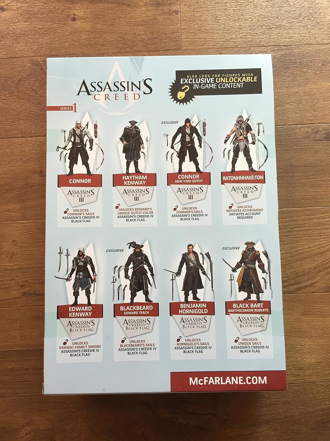 McFarlane Toys Series 1 Assassin's Creed Pirate Action Figure, 3-Pack
