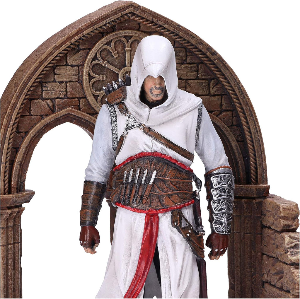 Nemesis Now Assassins Creed Altair and Ezio Bookends, Hand-Painted Resin, Officially Licensed Library and Gaming Decor, 24cm