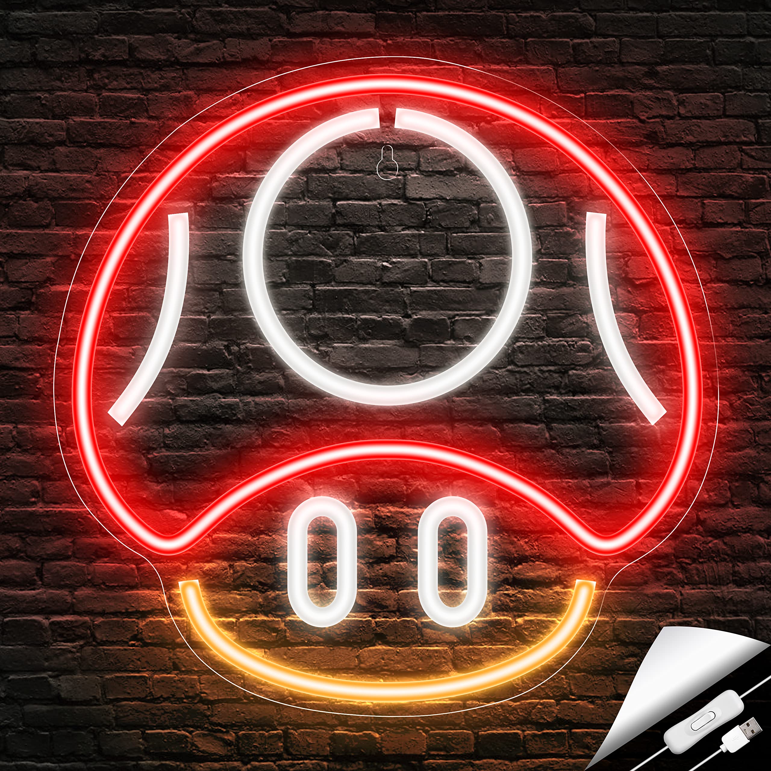 Kavaas Gamer Neon Sign, UV Printed Gaming Neon Sign for Gamer Room Decor - LED Video Game Neon Lights for Bedroom Boys, Gaming Wall decor - Best Gamer Gifts for Teenage Boys, Christmas - Flex Gamingproduct_type