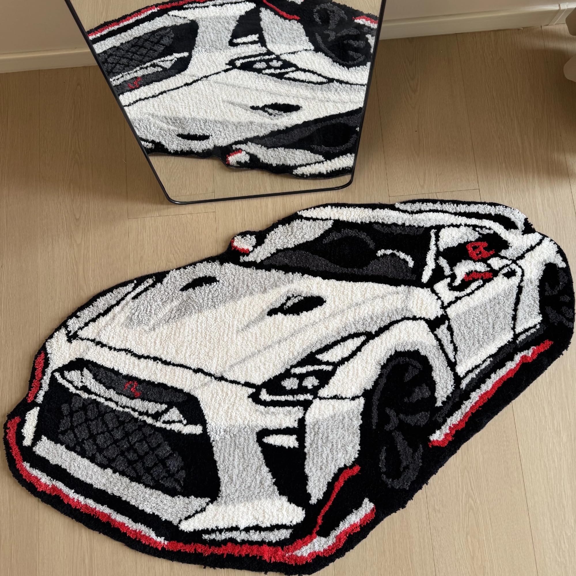 Graduation Bear Rug - Hypebeast Room Decor, Ultra-Soft Hypebeast Rugs with TPR Non-Slip Backing, Trendy Cloud-Like Plush Cute Carpet, Cool Rugs for Bedroom & Man Cave (28"x28") - Flex Gamingproduct_type
