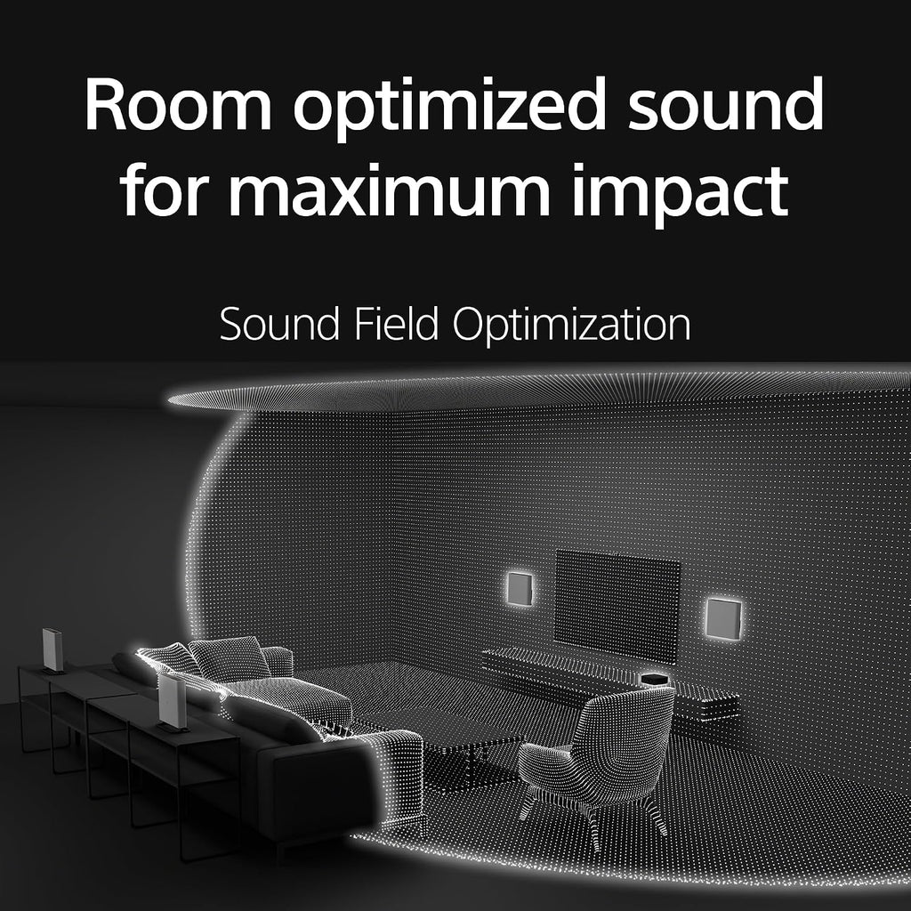 Sony BRAVIA Theater Quad 16-Speaker Home Theater Audio System HT-A9M2 | Dolby Atmos & DTS:X Surround Sound, 4 Wireless Speakers, 360 Spatial Sound Mapping, Room Calibration, Bluetooth, HDMI 2.1