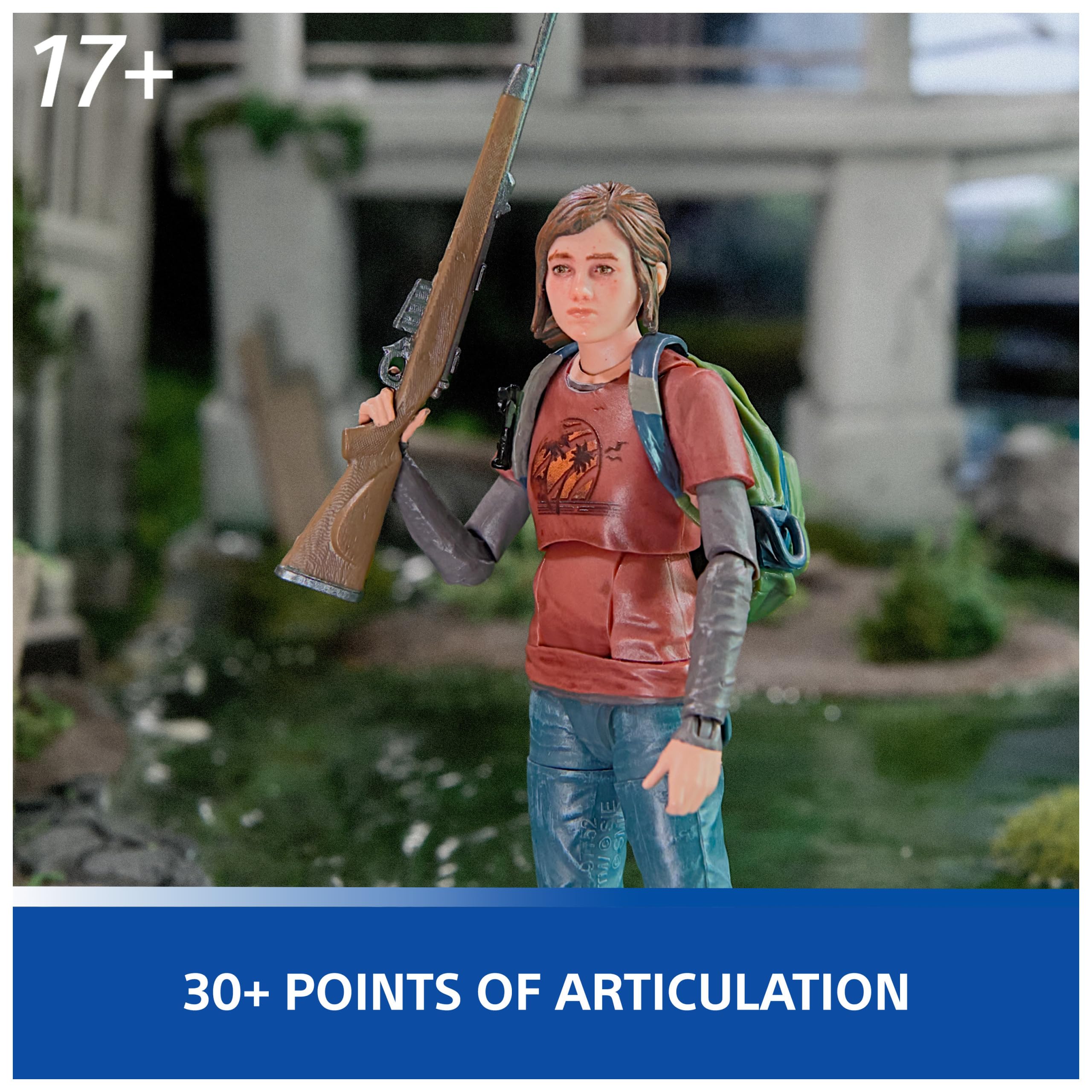 PlayStation God of War Ragnarok, 6” Atreus Action Figure with 4 Accessories, The Shapes Collection, for PS5 Fans & Collectors Ages 17+