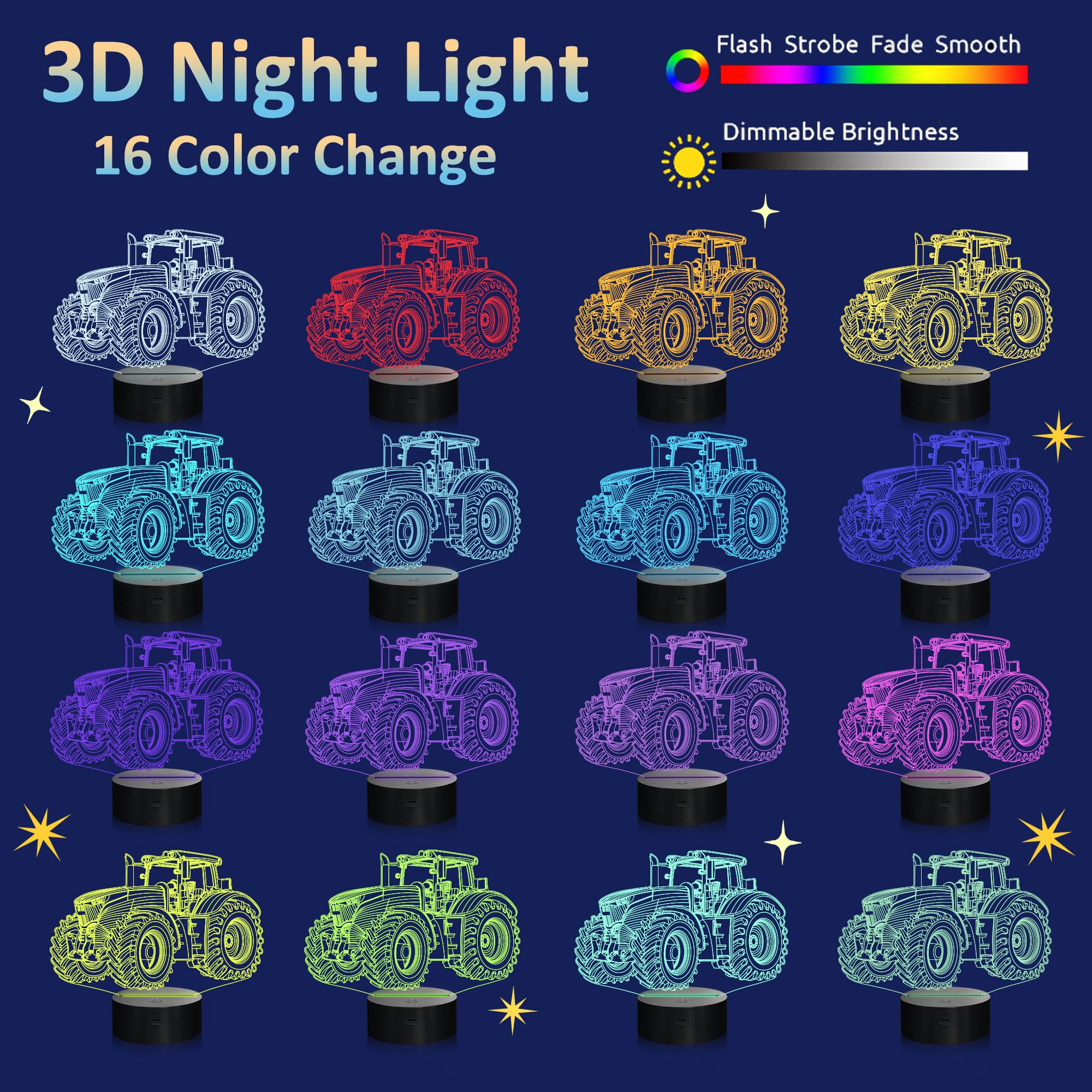 Attivolife Gamepad 3D Lamp, Hologram Illusion Controller Night Light for Kid, 16 Colors Changing & Remote Dimmer Control, Cool Boy Girl Video Gaming Room Accessories as Xmas Birthday Gift for Teen