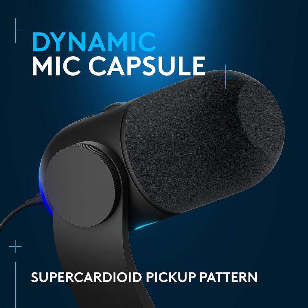Logitech G Yeti GX Dynamic RGB Gaming Microphone – 2 Colors & 4 Bundles - Flex Gamingproduct_type