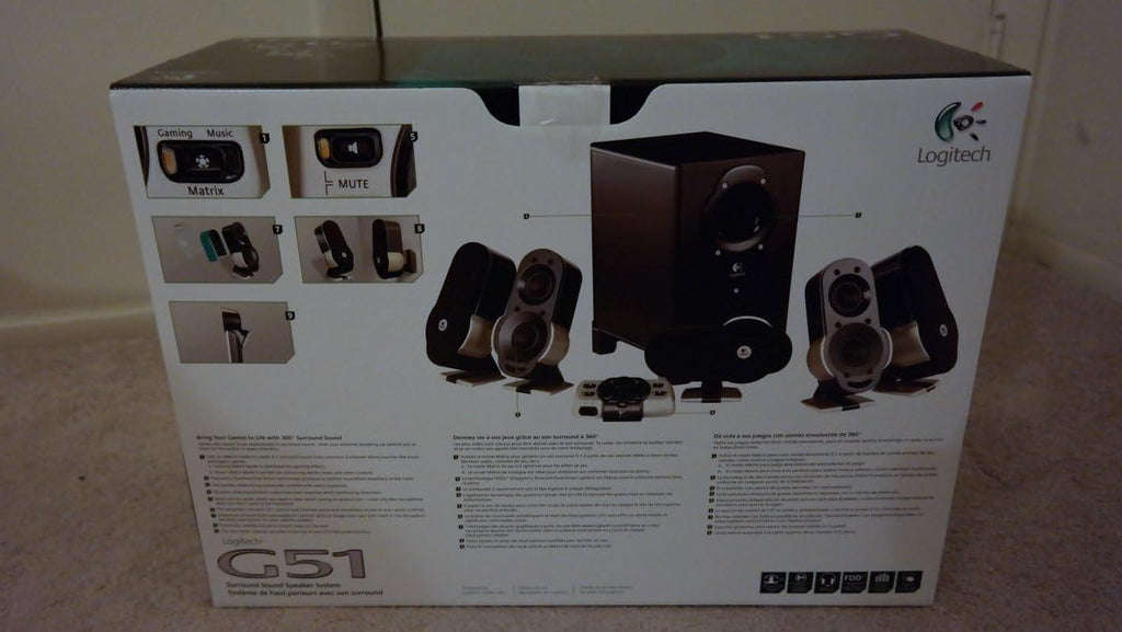 Logitech G51 5.1 Surround Sound Gaming Speaker System - Flex Gamingproduct_type