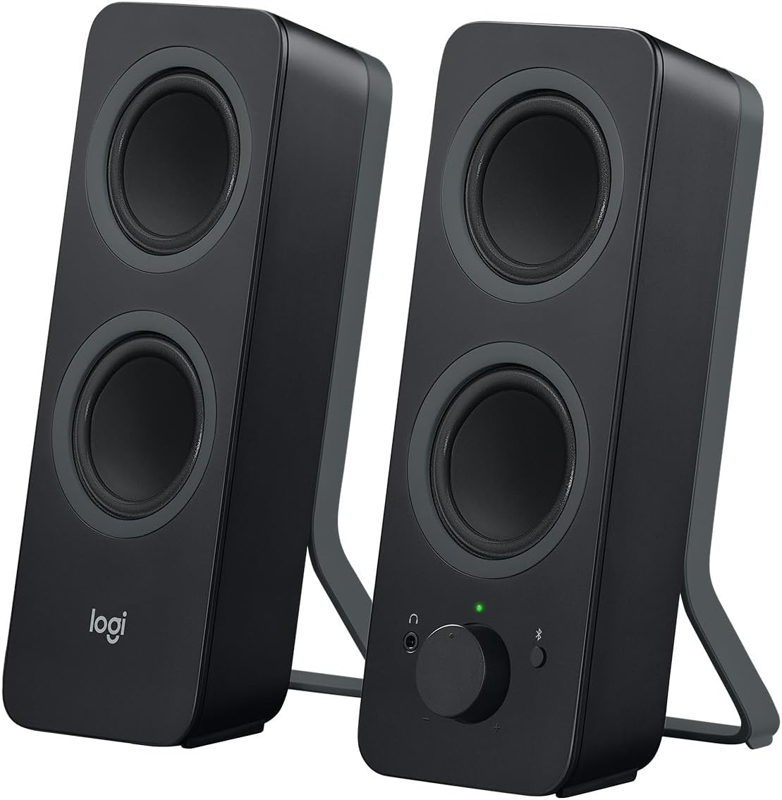 Logitech Z207 2.0 Stereo Computer Speakers with Bluetooth | 10 Watts peak power, active drivers with passive radiators, 3.5 mm input and headphone jack, ideal for PC setups - Flex Gamingproduct_type