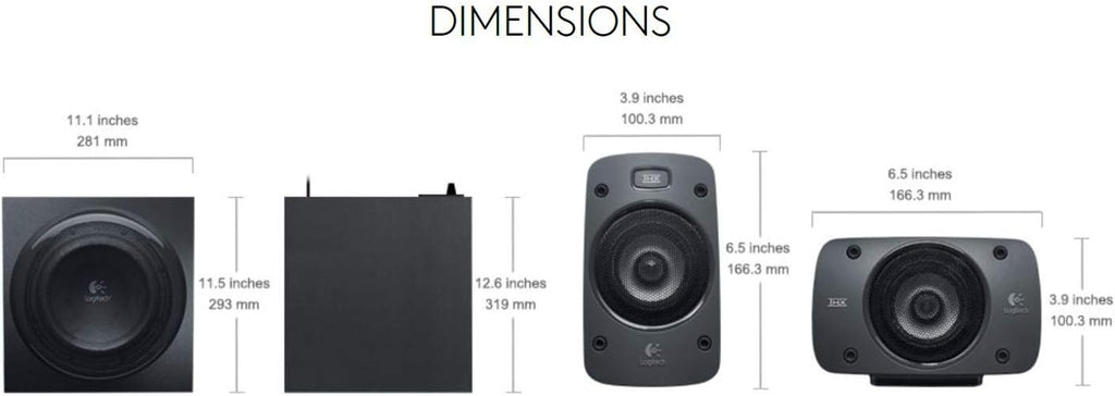Logitech Z906 5.1 THX-Certified Surround Sound Speaker System - Flex Gamingproduct_type