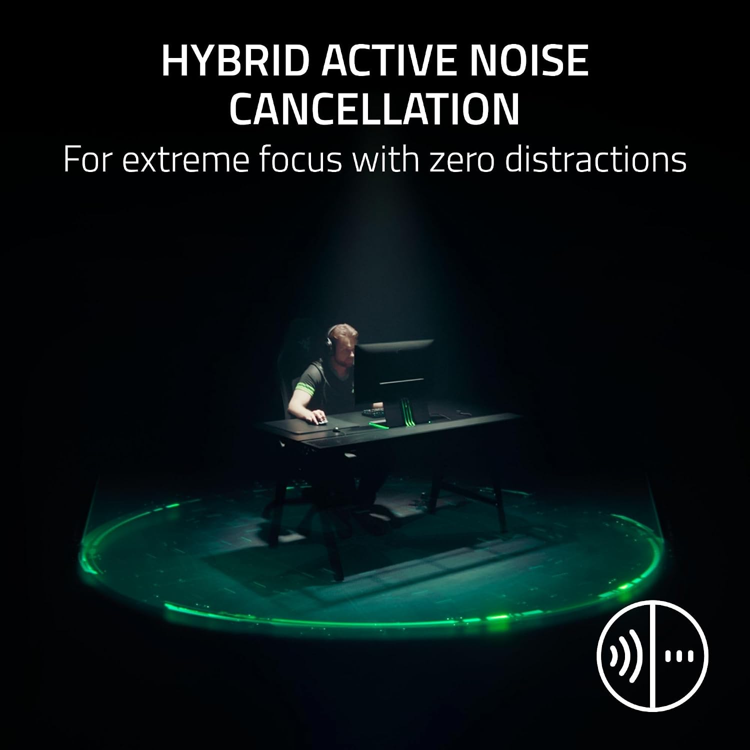 Razer BlackShark V2 X Gaming Headset: 7.1 Surround Sound - 50mm Drivers - Memory Foam Cushion - for PC, PS4, PS5, Switch - 3.5mm Audio Jack - Black - Flex Gamingproduct_type