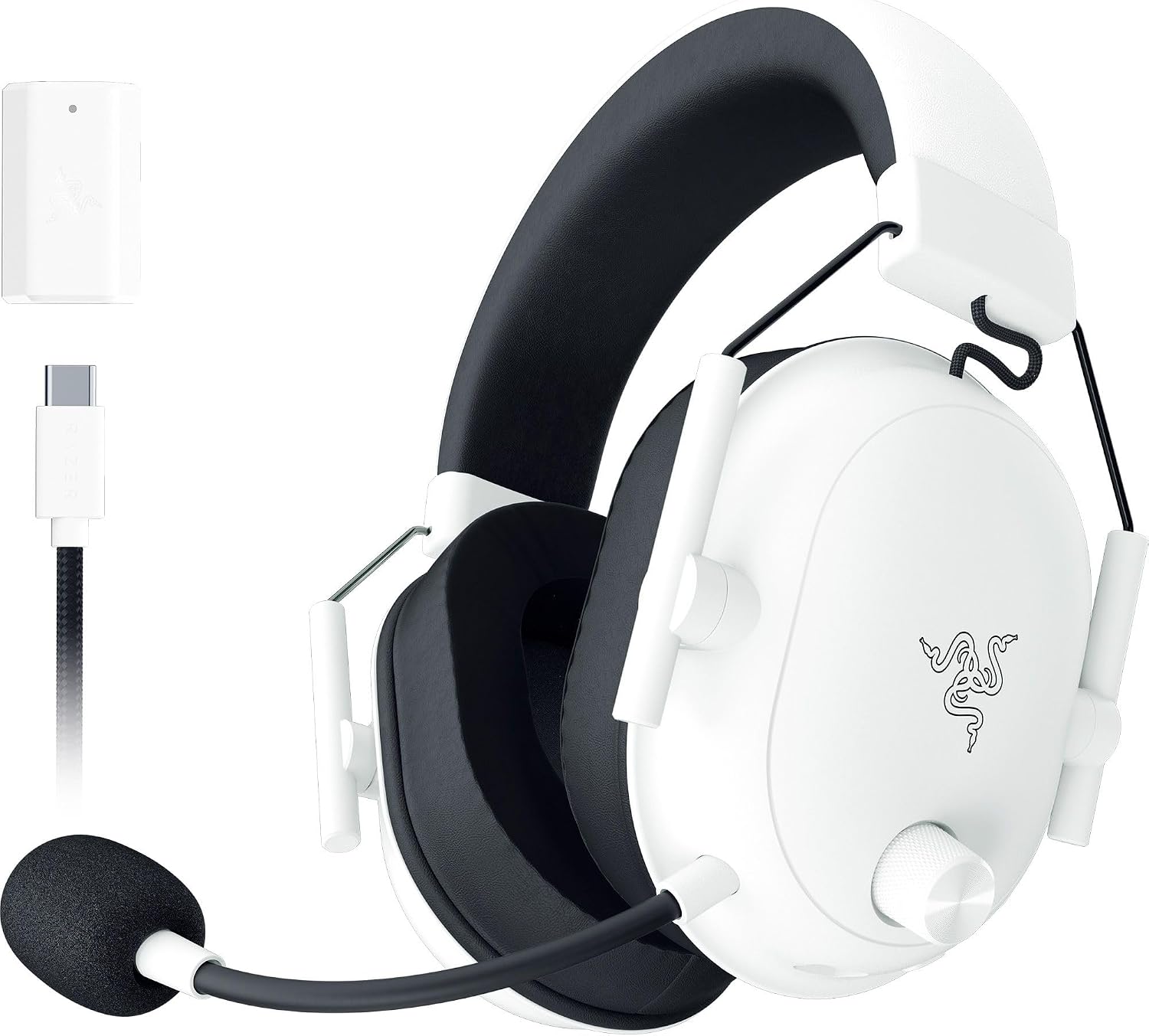 Razer BlackShark V2 X Gaming Headset: 7.1 Surround Sound - 50mm Drivers - Memory Foam Cushion - for PC, PS4, PS5, Switch - 3.5mm Audio Jack - Black - Flex Gamingproduct_type