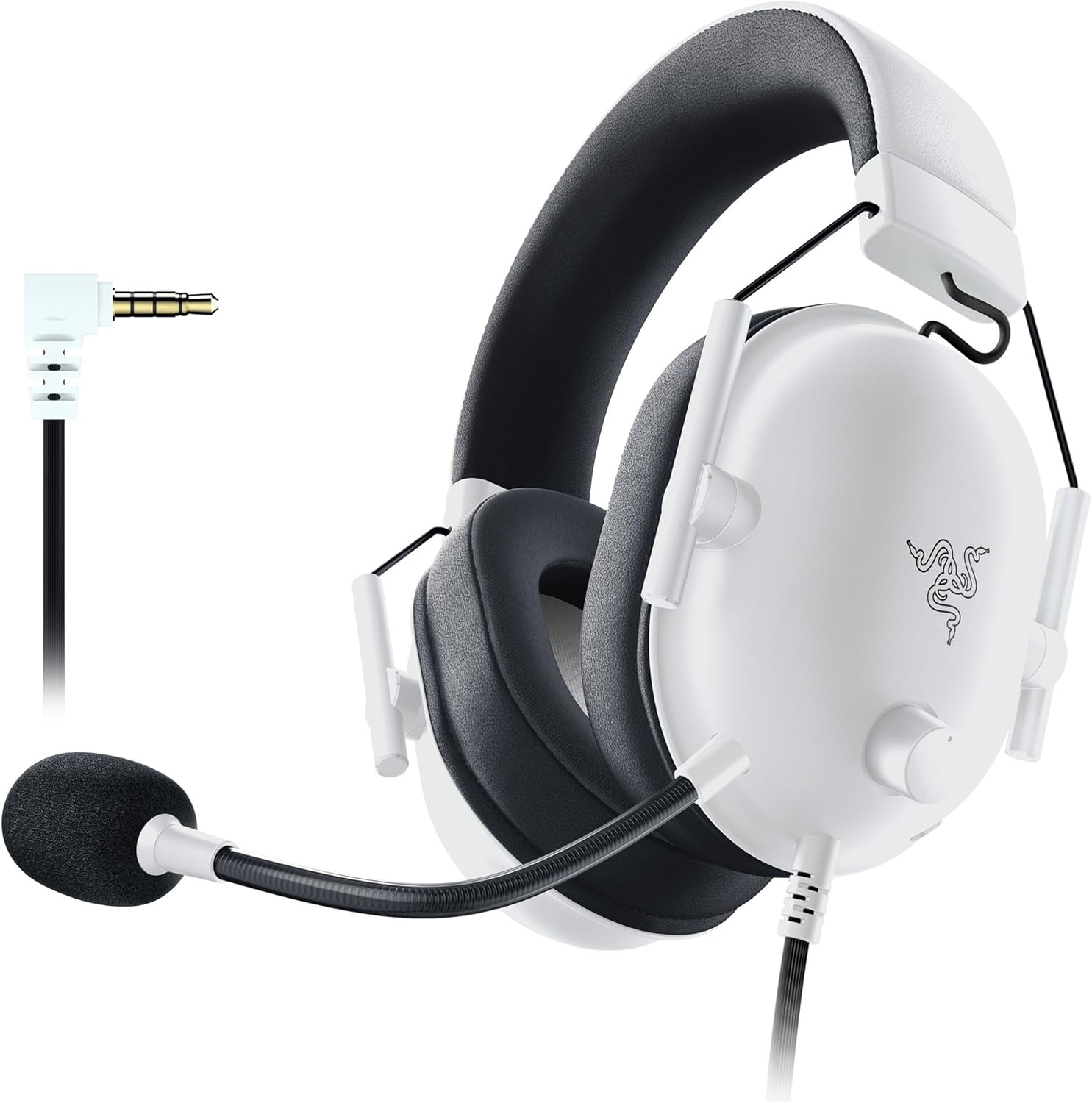 Razer BlackShark V2 X Gaming Headset: 7.1 Surround Sound - 50mm Drivers - Memory Foam Cushion - for PC, PS4, PS5, Switch - 3.5mm Audio Jack - Black - Flex Gamingproduct_type