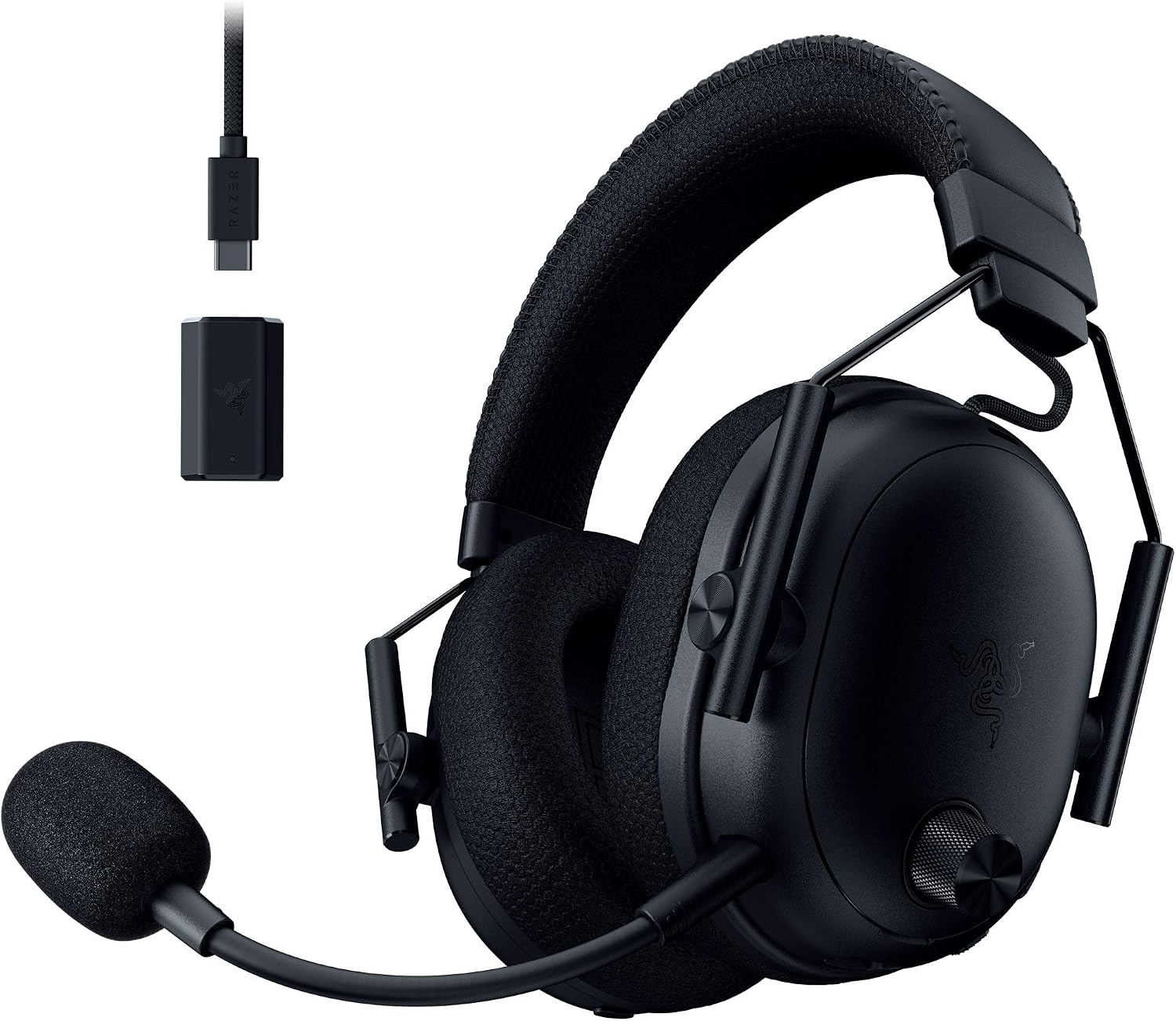 Razer BlackShark V2 X Gaming Headset: 7.1 Surround Sound - 50mm Drivers - Memory Foam Cushion - for PC, PS4, PS5, Switch - 3.5mm Audio Jack - Black - Flex Gamingproduct_type