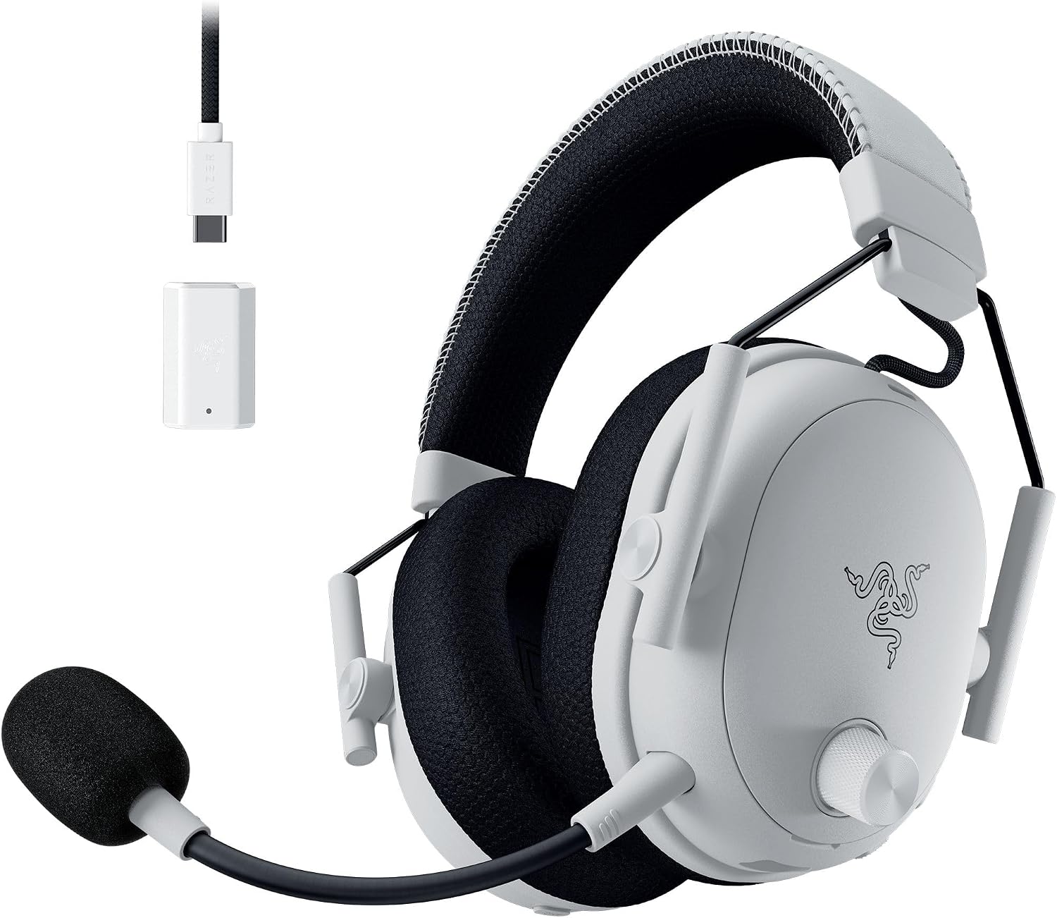 Razer BlackShark V2 X Gaming Headset: 7.1 Surround Sound - 50mm Drivers - Memory Foam Cushion - for PC, PS4, PS5, Switch - 3.5mm Audio Jack - Black - Flex Gamingproduct_type