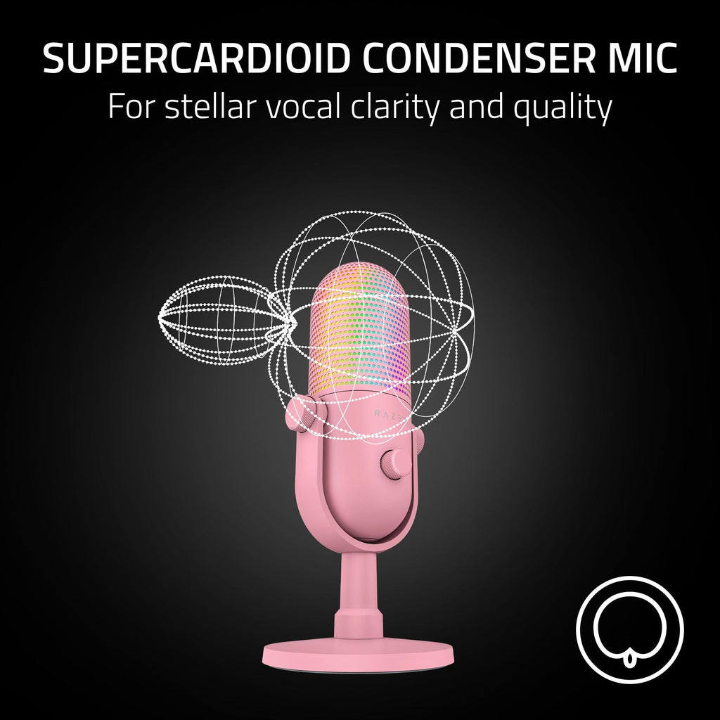Razer Seiren V3 Chroma RGB Stream-Reactive USB Gaming Microphone – 3 Colors - Flex Gamingproduct_type