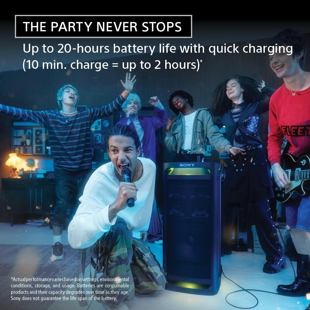 Sony ULT MIC Wireless Microphone for Karaoke, Two Wireless Mics & Receiver | 20 Hr Battery with Quick Charging, Clear Vocals, Duet Assist, Noise Reduction. Pairs Perfectly with ULT POWER SOUND series - Flex Gamingproduct_type