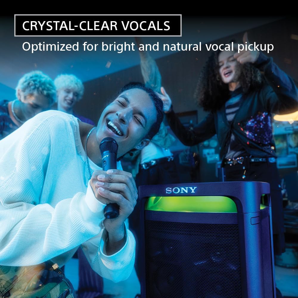 Sony ULT MIC Wireless Microphone for Karaoke, Two Wireless Mics & Receiver | 20 Hr Battery with Quick Charging, Clear Vocals, Duet Assist, Noise Reduction. Pairs Perfectly with ULT POWER SOUND series - Flex Gamingproduct_type