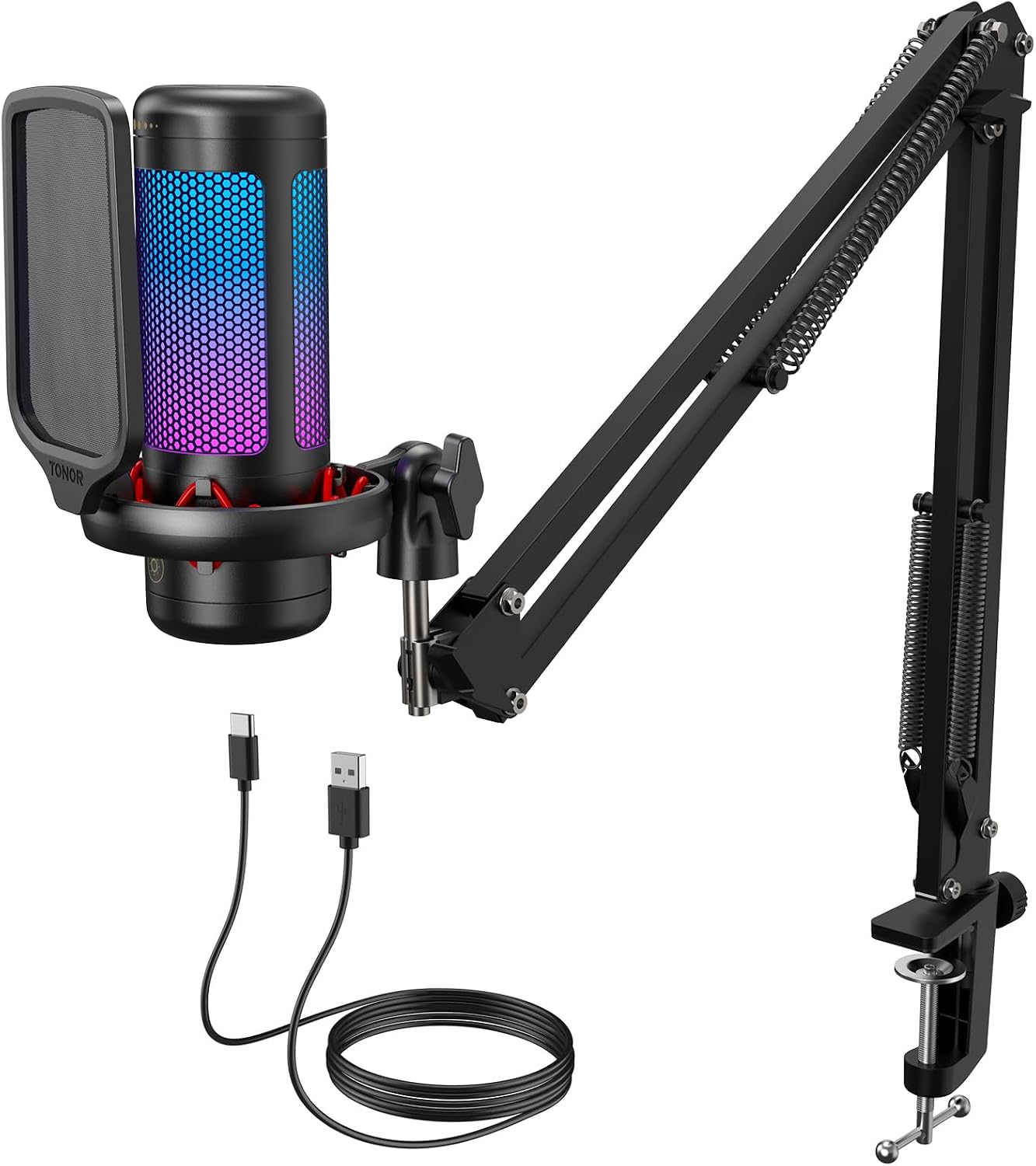 TONOR TC310+ RGB Gaming Microphone Set – 3 Styles & 3 Colors - Flex Gamingproduct_type